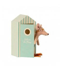 Maileg Beach Mice Big Brother in Cabin De Plage