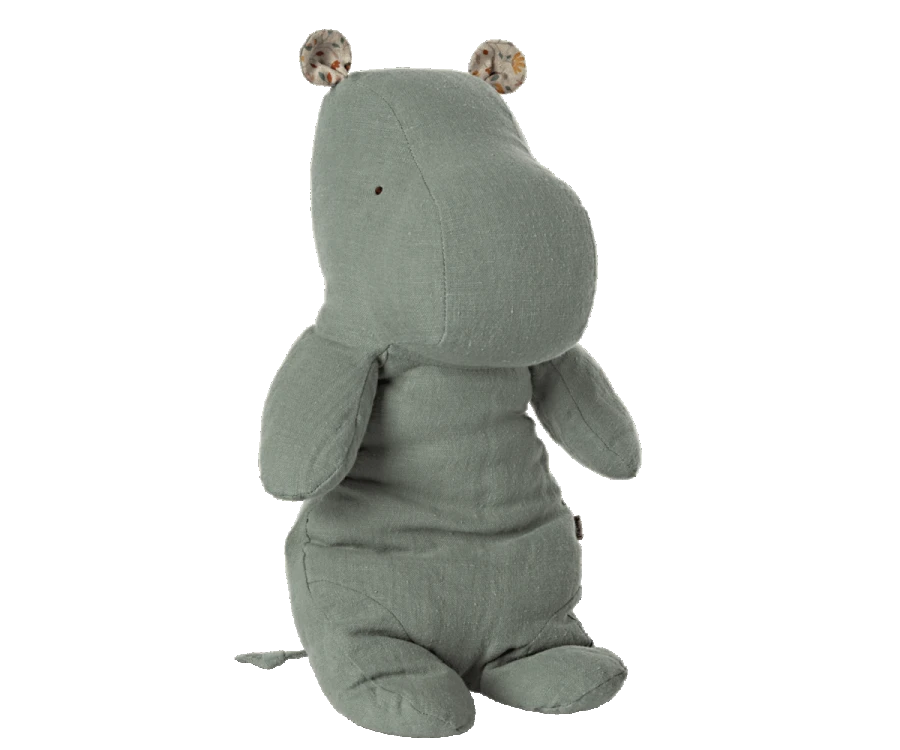 Maileg Medium Hippo Chinos Green 1 Maileg Medium Hippo Chinos Green