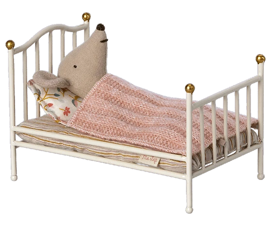 Maileg Lit Vintage blanc 3 Maileg Lit Vintage blanc