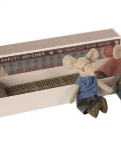 Maileg Grandpa & Grandma Mouse In Match Box