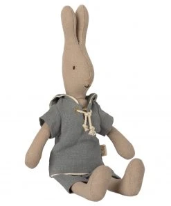 Maileg Rabbit size 1, Sailor - Dusty blue