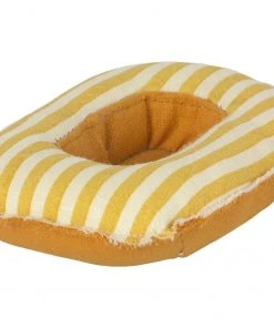 Maileg Small Yellow Stripe Rubber Boat for Toy Mouse