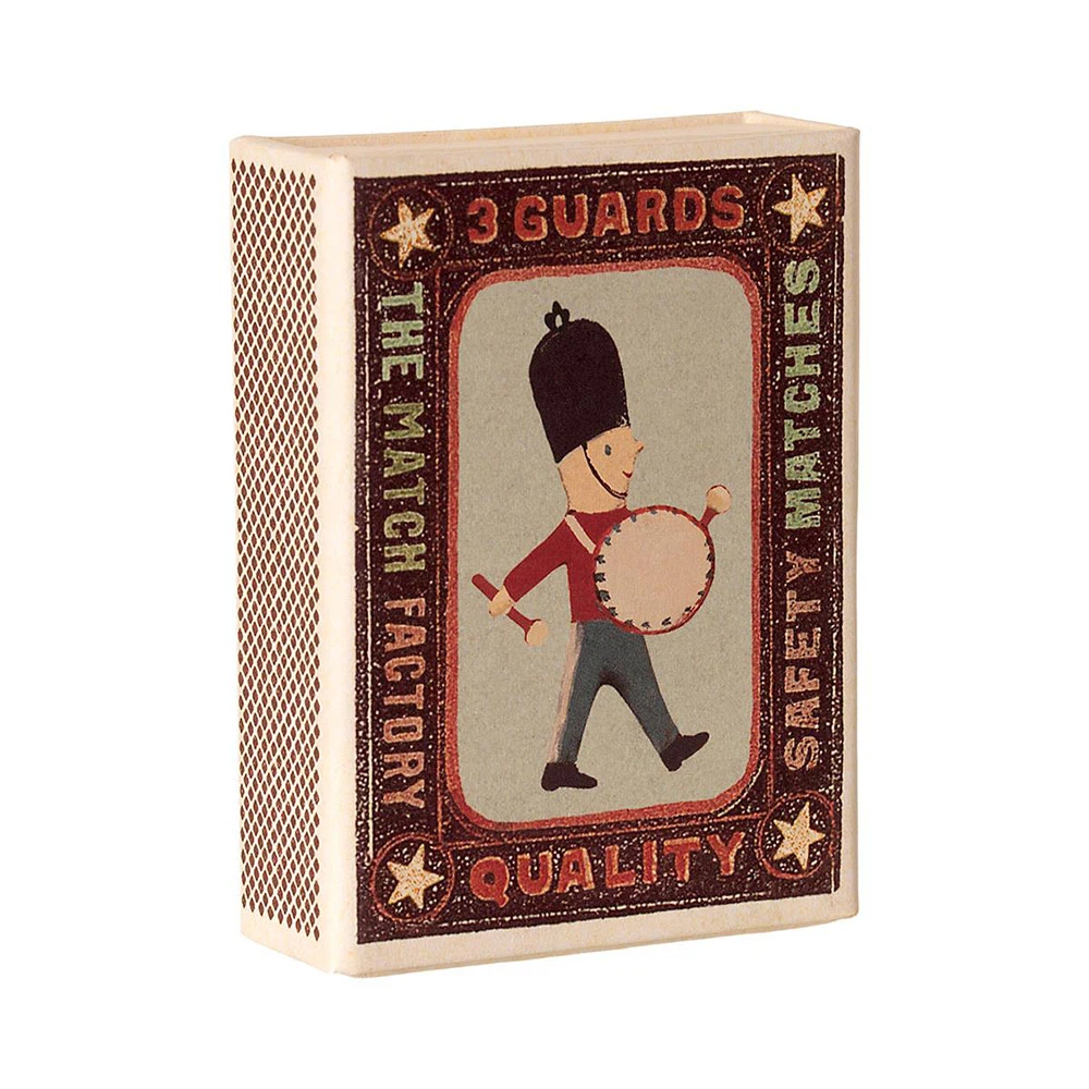 Maileg Metal Ornaments in Matchbox 3 Guards 2 Maileg Metal Ornaments in Matchbox 3 Guards