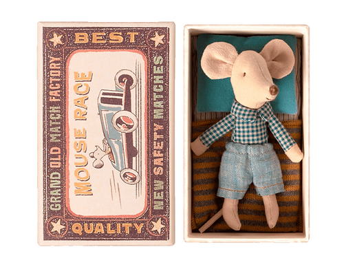 Maileg Souris Petit Frère Dans La Boîte D'allumettes 1 Maileg Souris Petit Frère Dans La Boîte D'allumettes
