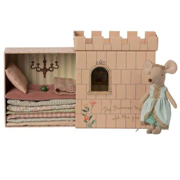 Maileg Big Sister Mouse Princess and The Pea Pink 2 Maileg Big Sister Mouse Princess and The Pea Pink