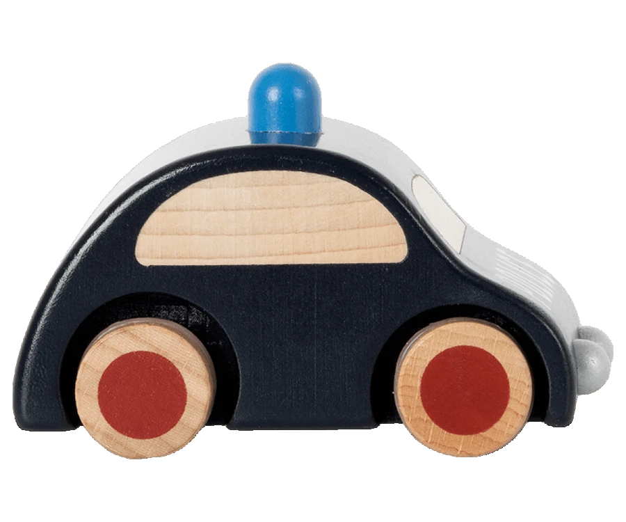 Maileg Voiture De Police en Bois 3 Maileg Voiture De Police en Bois