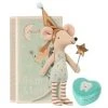 Maileg Tooth Fairy Big Brother Mouse with Metal Box