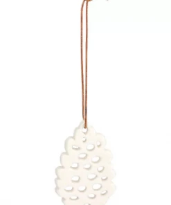 Maileg 13cm Maileg Porcelain Decorative Pine Cone x3