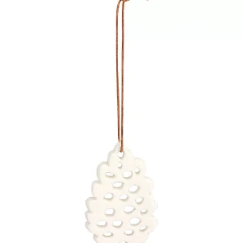 Maileg 13cm Maileg Porcelain Decorative Pine Cone x3 1 Maileg 13cm Maileg Porcelain Decorative Pine Cone x3