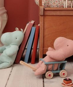 Maileg Safari Friends, Small Hippo Light Mint