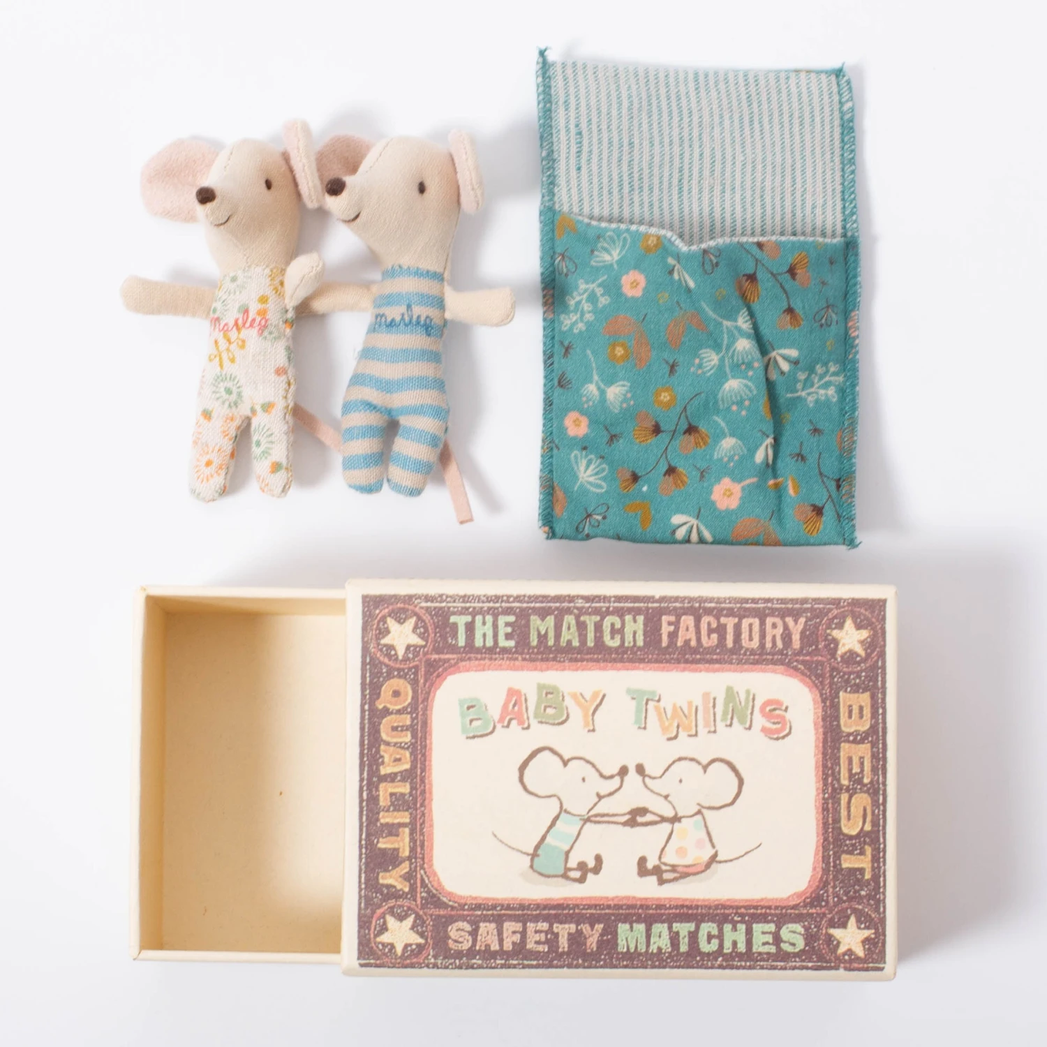 Maileg Mice Twins In A Box 2 Maileg Mice Twins In A Box