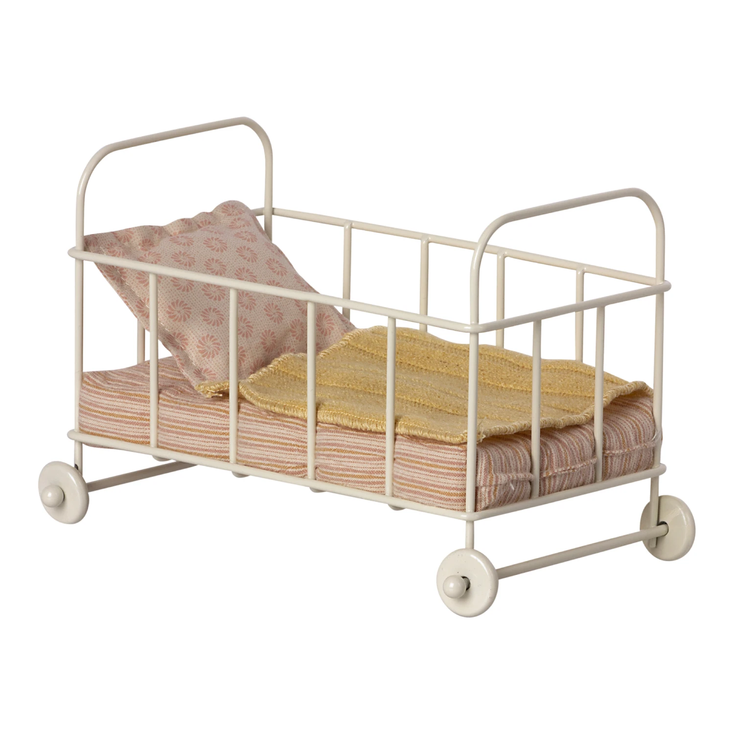 Maileg Cot bed, Micro - Rose 1 Maileg Cot bed, Micro - Rose