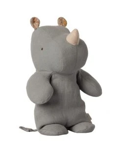 Maileg Small Rhino Blue Grey