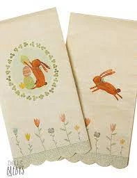 Maileg Easter Bunny Paper Napkin Set 2