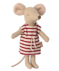 Maileg Big Sister Mouse in Matchbox Red & White Stripes 5 Maileg Big Sister Mouse in Matchbox Red & White Stripes