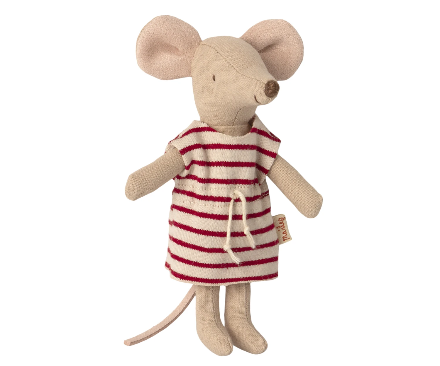 Maileg Big Sister Mouse in Matchbox Red & White Stripes 3 Maileg Big Sister Mouse in Matchbox Red & White Stripes