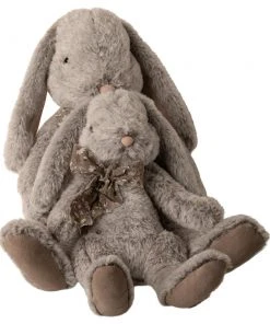 Maileg Fluffy Bunny Rabbit Plush Toy Grey