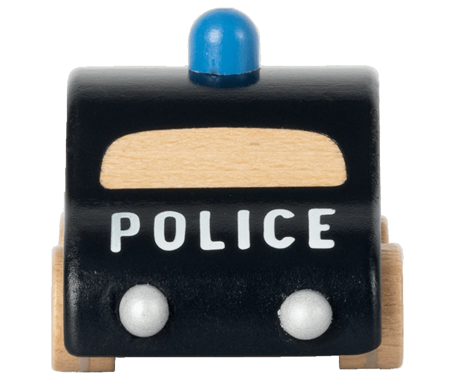 Maileg Voiture De Police en Bois 2 Maileg Voiture De Police en Bois