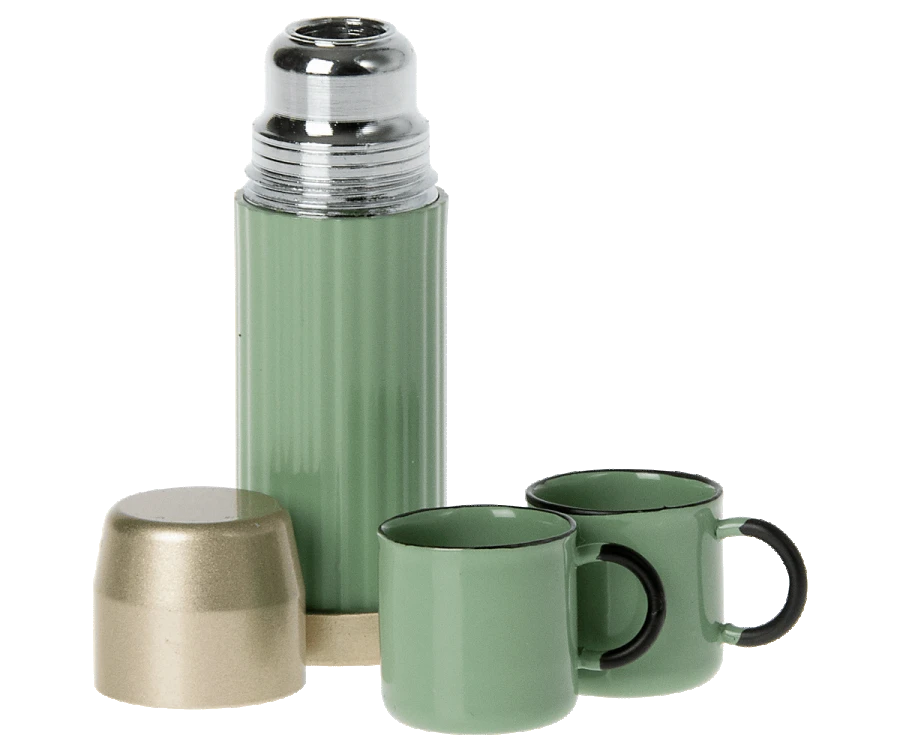 Maileg Mint Thermos Et Tasses 1 Maileg Mint Thermos Et Tasses