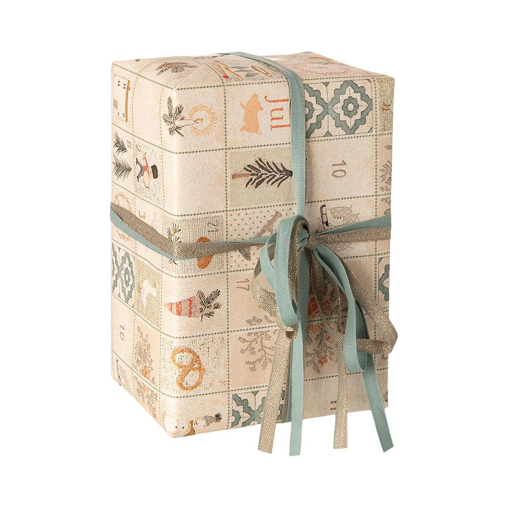 Maileg Giftwrap Paper Days of December 10 m 1 Maileg Giftwrap Paper Days of December 10 m