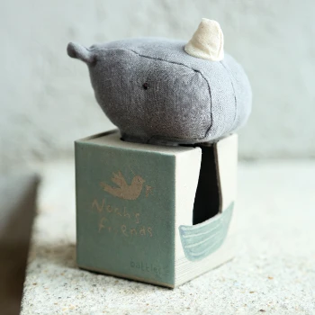 Maileg Rhino Baby Rattle 3 Maileg Rhino Baby Rattle