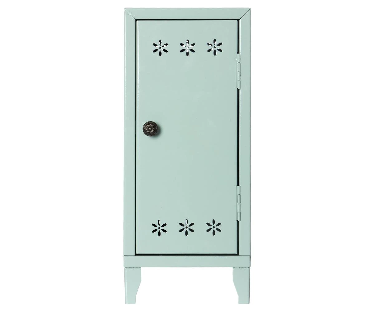 Maileg Green Locker with 3 Hangers 1 Maileg Green Locker with 3 Hangers