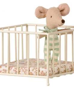 Maileg White Metal Playpen 5 Maileg White Metal Playpen