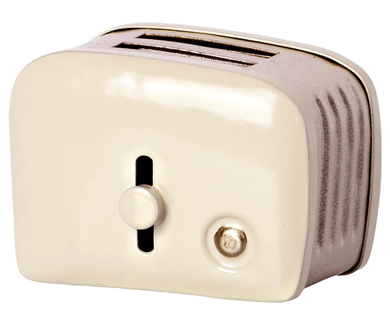 Maileg Grille pain & pain miniature - Blanc cassé 2 Maileg Grille pain & pain miniature - Blanc cassé